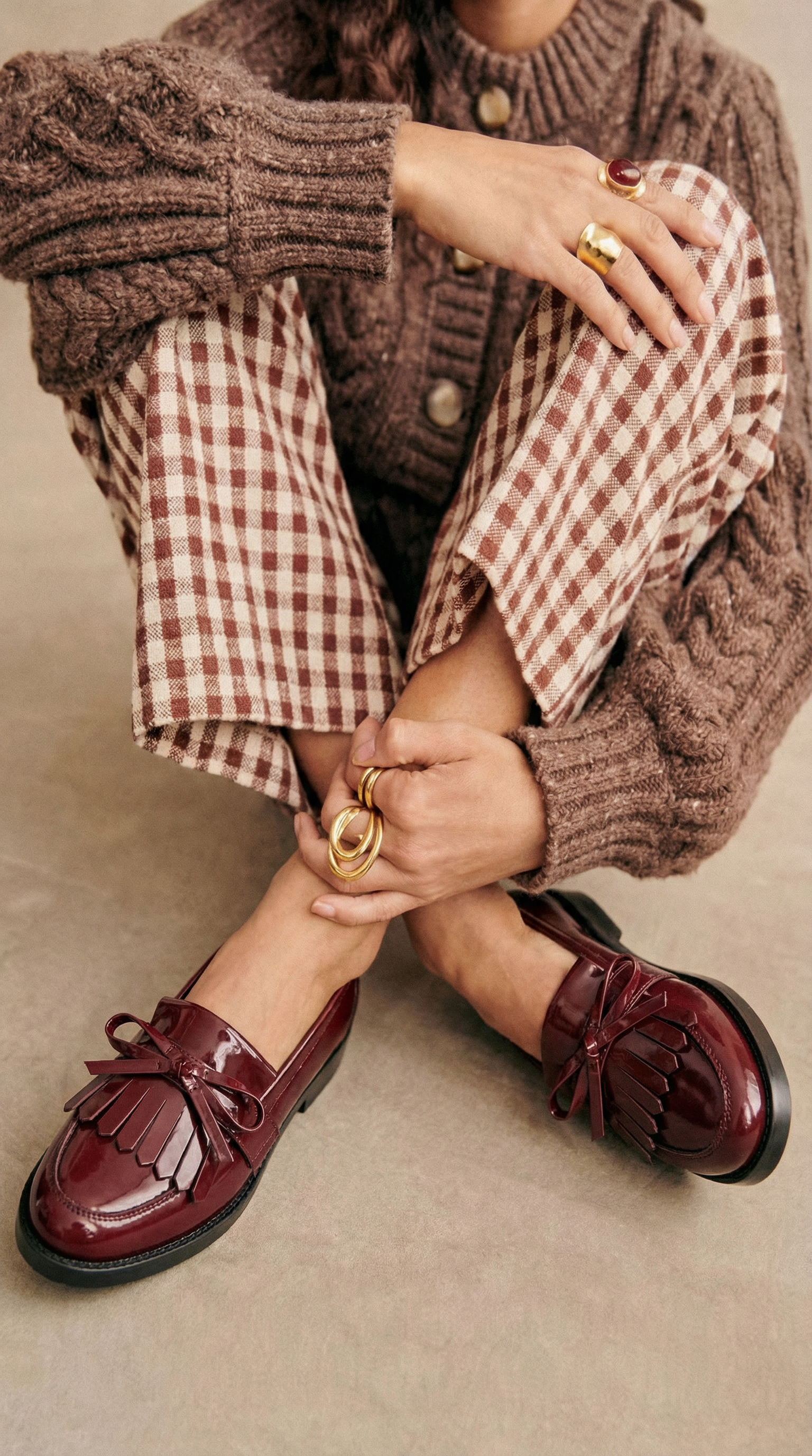 FRINGED LOAFER WITH BOW