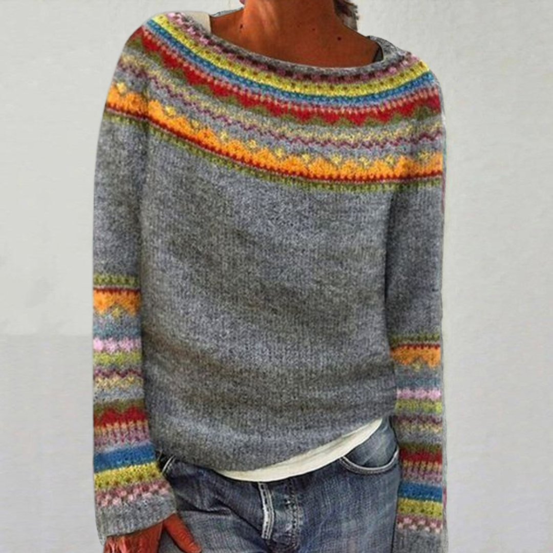 Heather - Cozy Retro Sweater