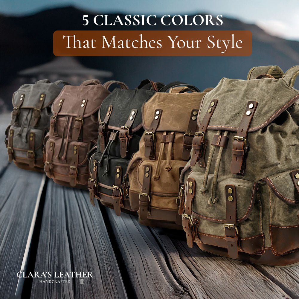 John - Ultra-Durable Canvas Mountaineer Backpack