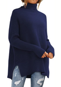 Elisa | High Neck Wrap Warm Sweater