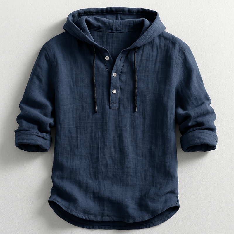 Daan | LUXURIOUS HOODED SHIRT