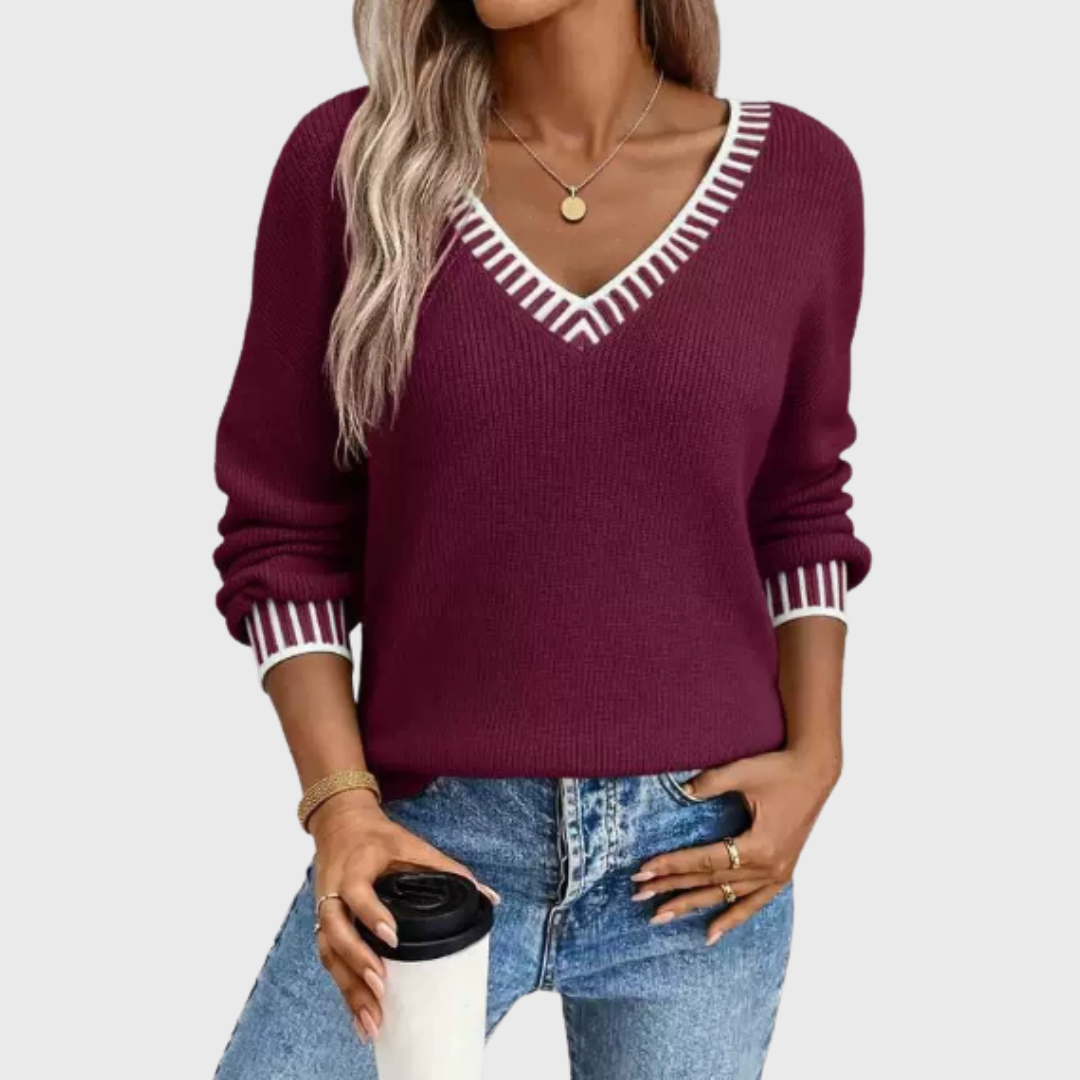 Mara | V Neck Soft Jumper