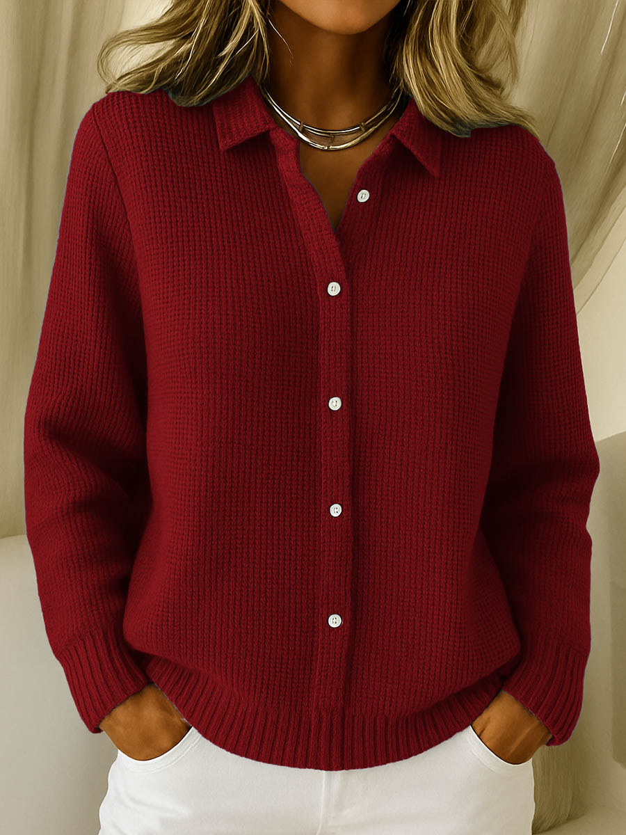 Elena | Soft Knit Classic Cardigan