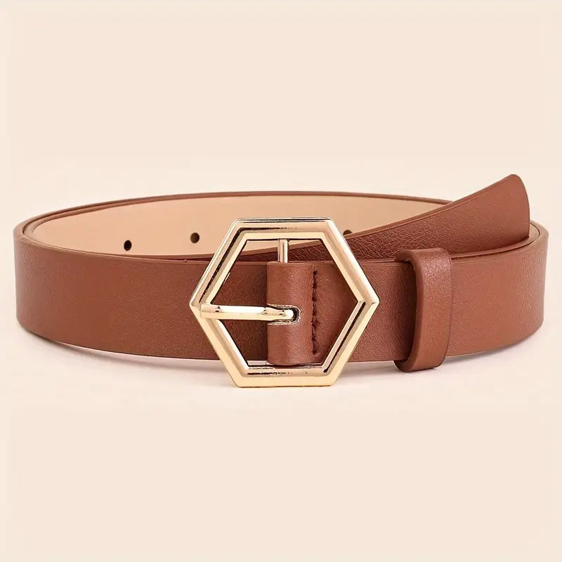 Slim Belt - Classic Women's Belt Made of Genuine Leather
