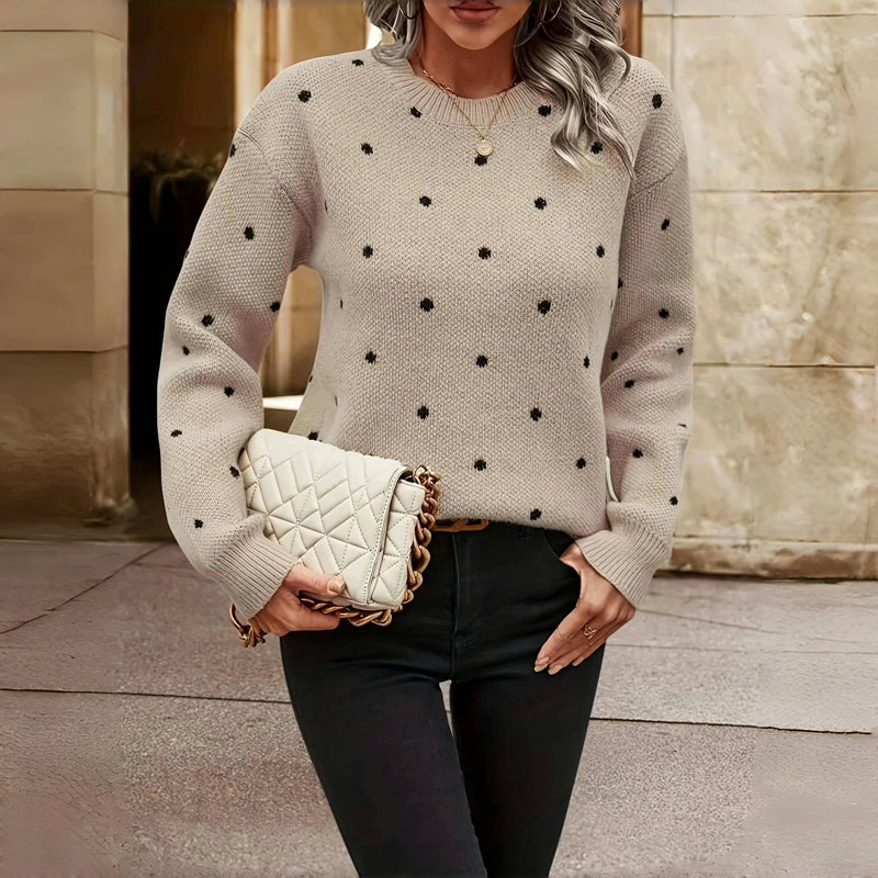Clara | Small Polka Dot Knitwear
