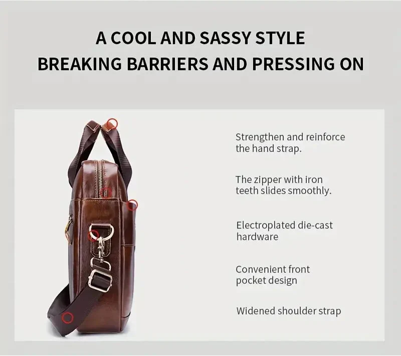 Tyler - Vintage Leather Crossbody Bag