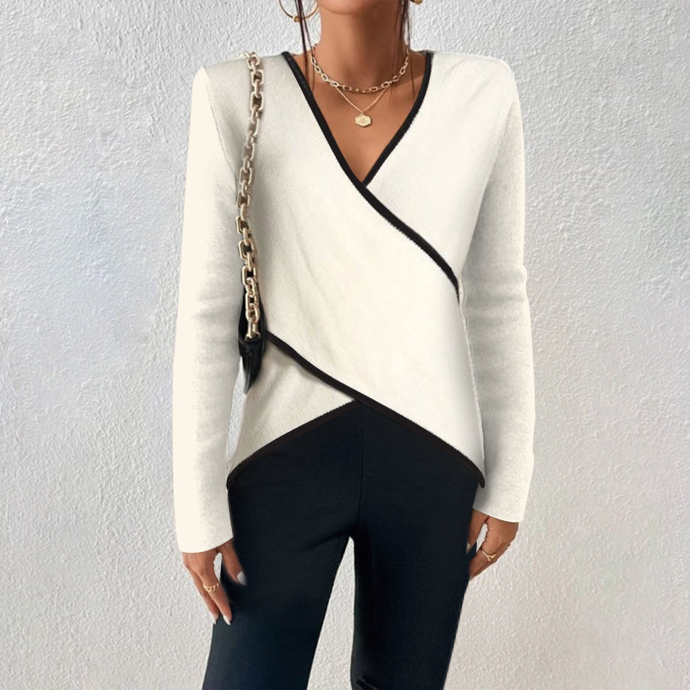 Irish - Elegant V-neck Sweater