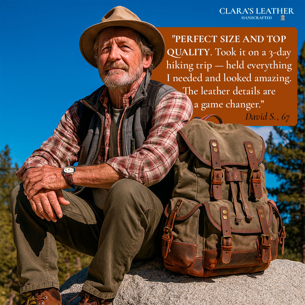 John - Ultra-Durable Canvas Mountaineer Backpack