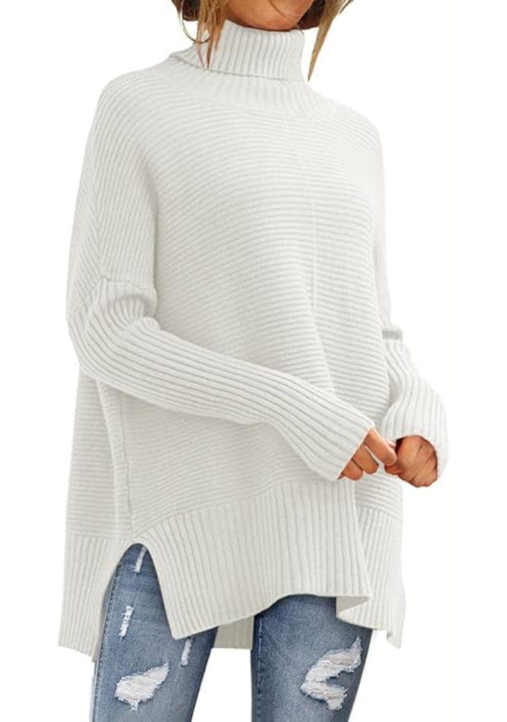 Elisa | High Neck Wrap Warm Sweater