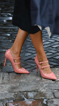 DOUBLE STRAP PUMPS