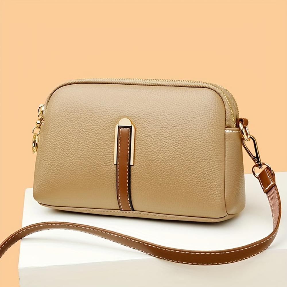 Mila Litchi Embossed Crossbody Bag (Buy 1 Get 1 Free)
