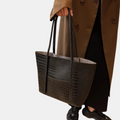 Sophia | Crocodile Leather Shoulder Bag