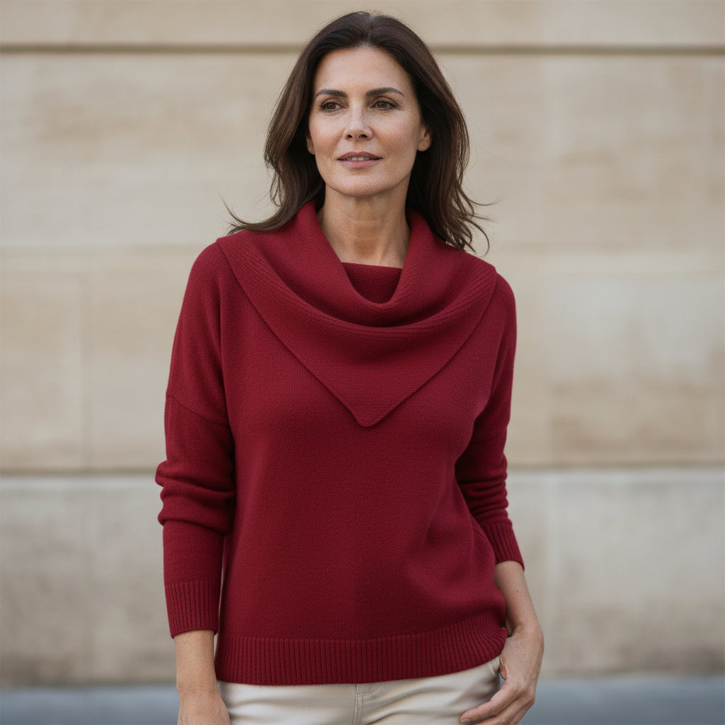 Liora | Warm Jumper with Soft Neckline