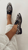 ELEGANT LOAFER PYTHON PRINT