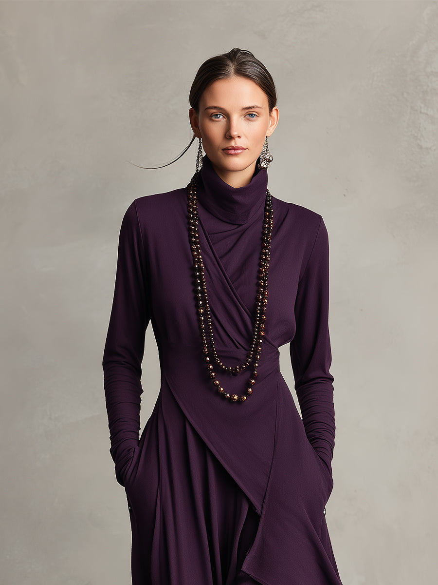 Natalie | Stylish Draped Dress