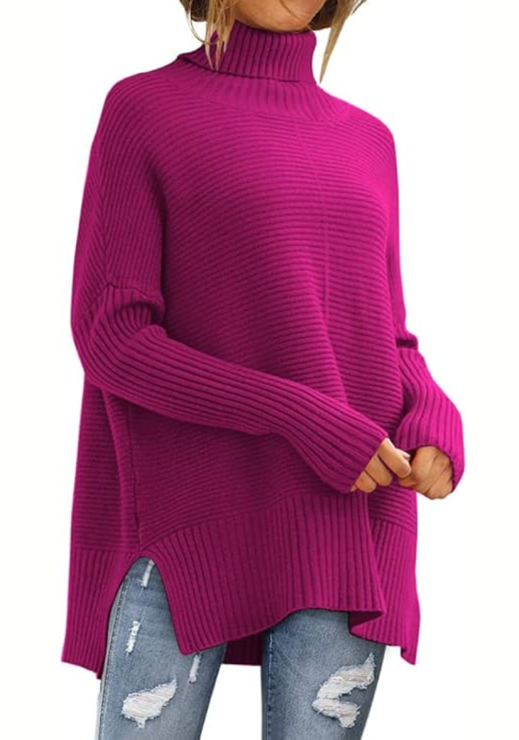 Elisa | High Neck Wrap Warm Sweater