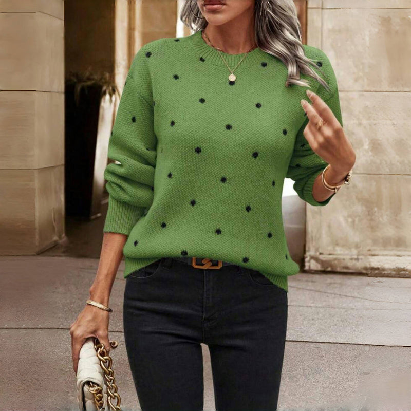 Clara | Small Polka Dot Knitwear