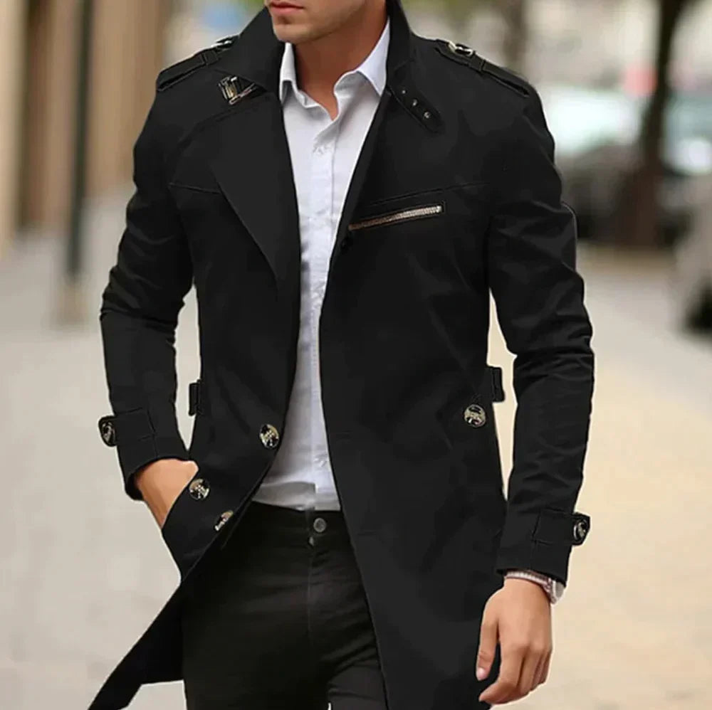 PEREZ | ELEGANT TRENCH COAT FOR MEN