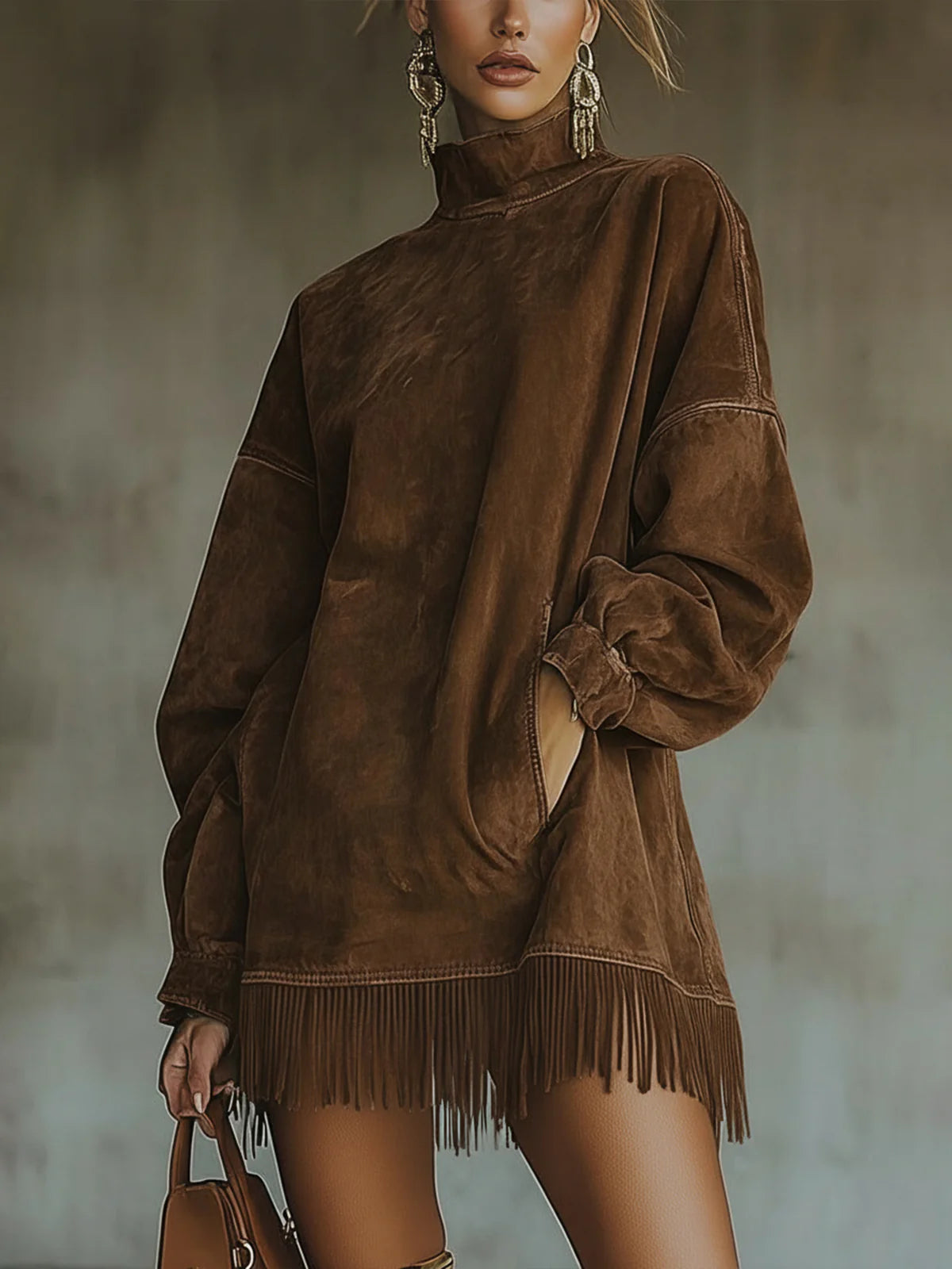 Darcie | Suede French Dress