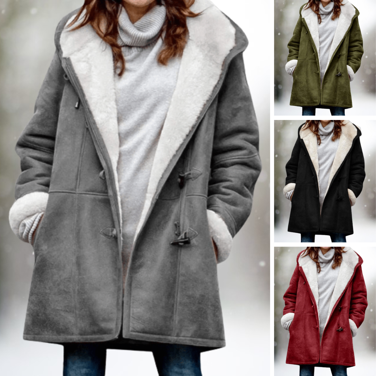 Jae - Warm Faux Suede Autumn Jacket