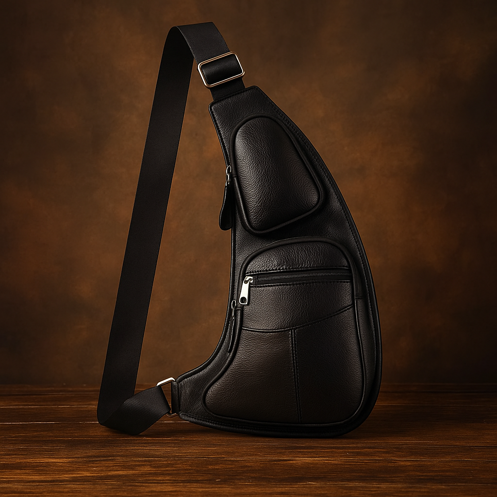 Zachary - Men's Vintage Leather Sling Bag