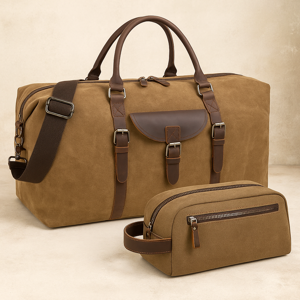 Stephen - Leather Weekend Travel Bag