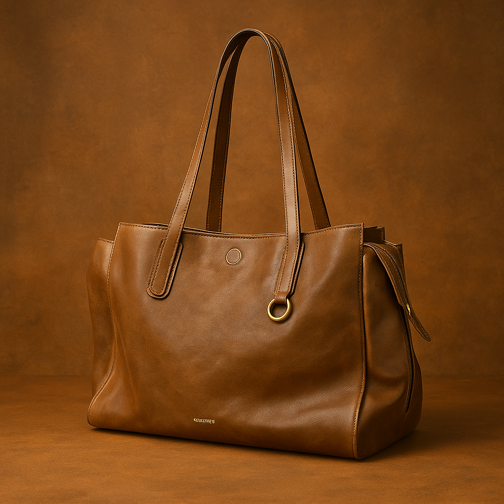 Jonathan - Wide Leather Travel Bag