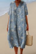 OLIVIA LAGOON DRESS