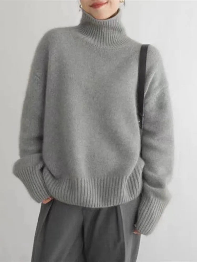 Linea Cashmere - Turtleneck Sweater