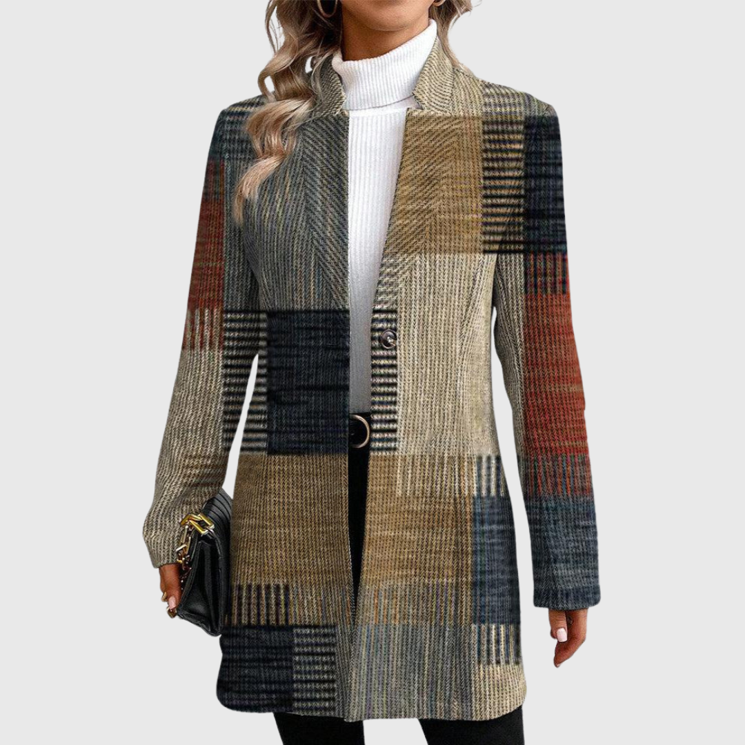 Jill - Elegant Blazer with Pattern