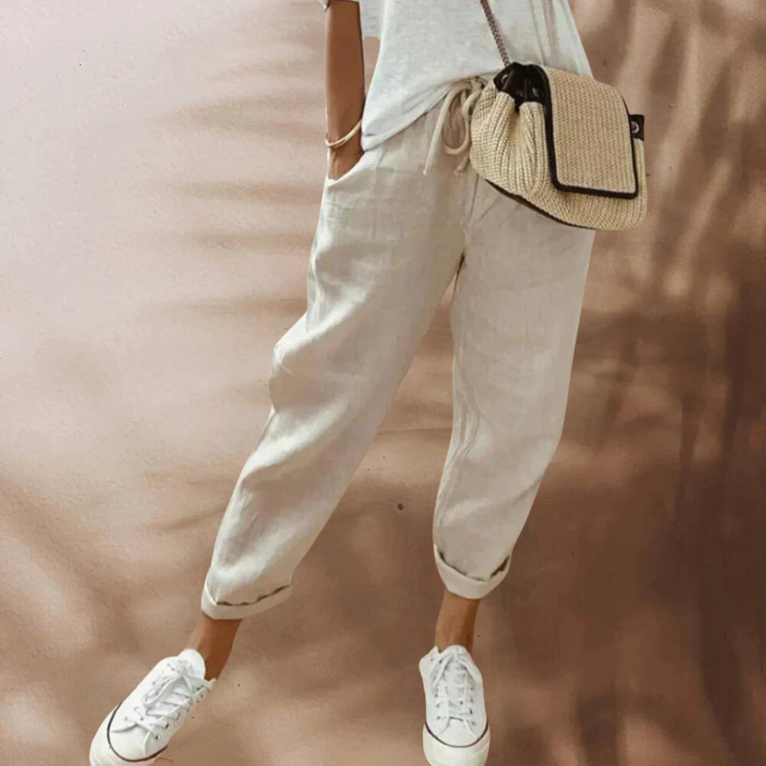 VALERIA | LIGHT LINEN PANTS