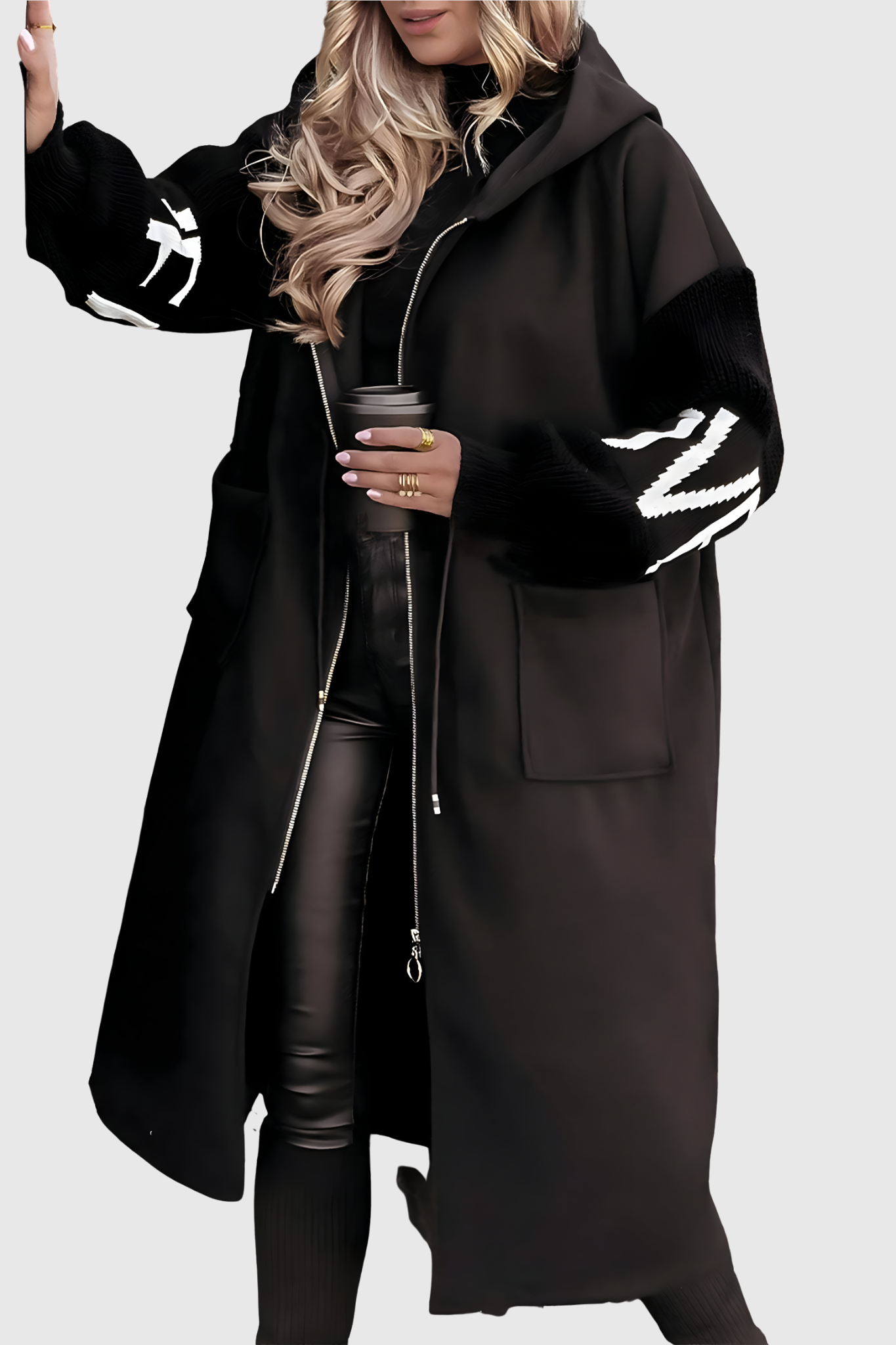 Velora | Elegant Hooded Coat