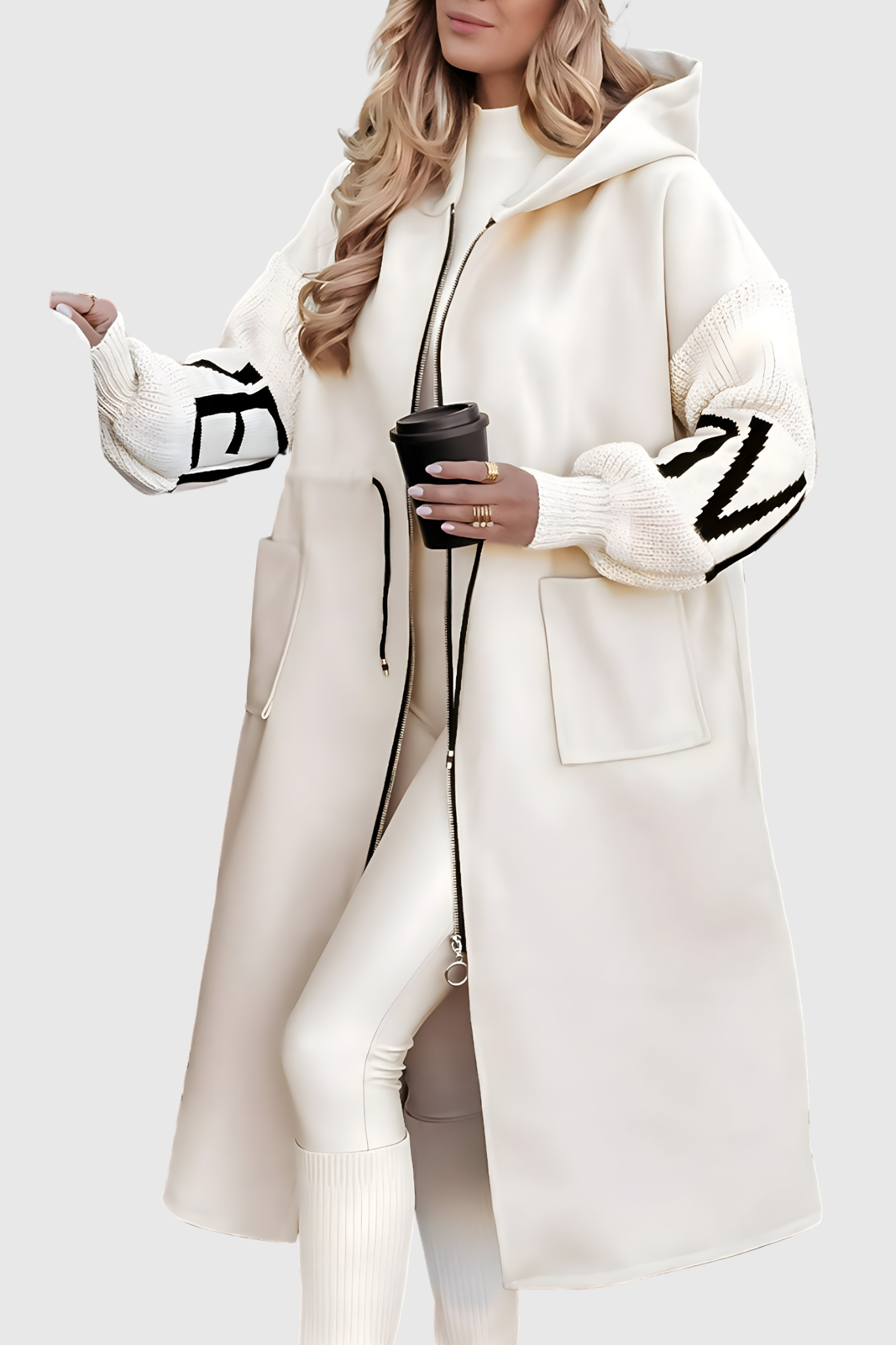 Velora | Elegant Hooded Coat