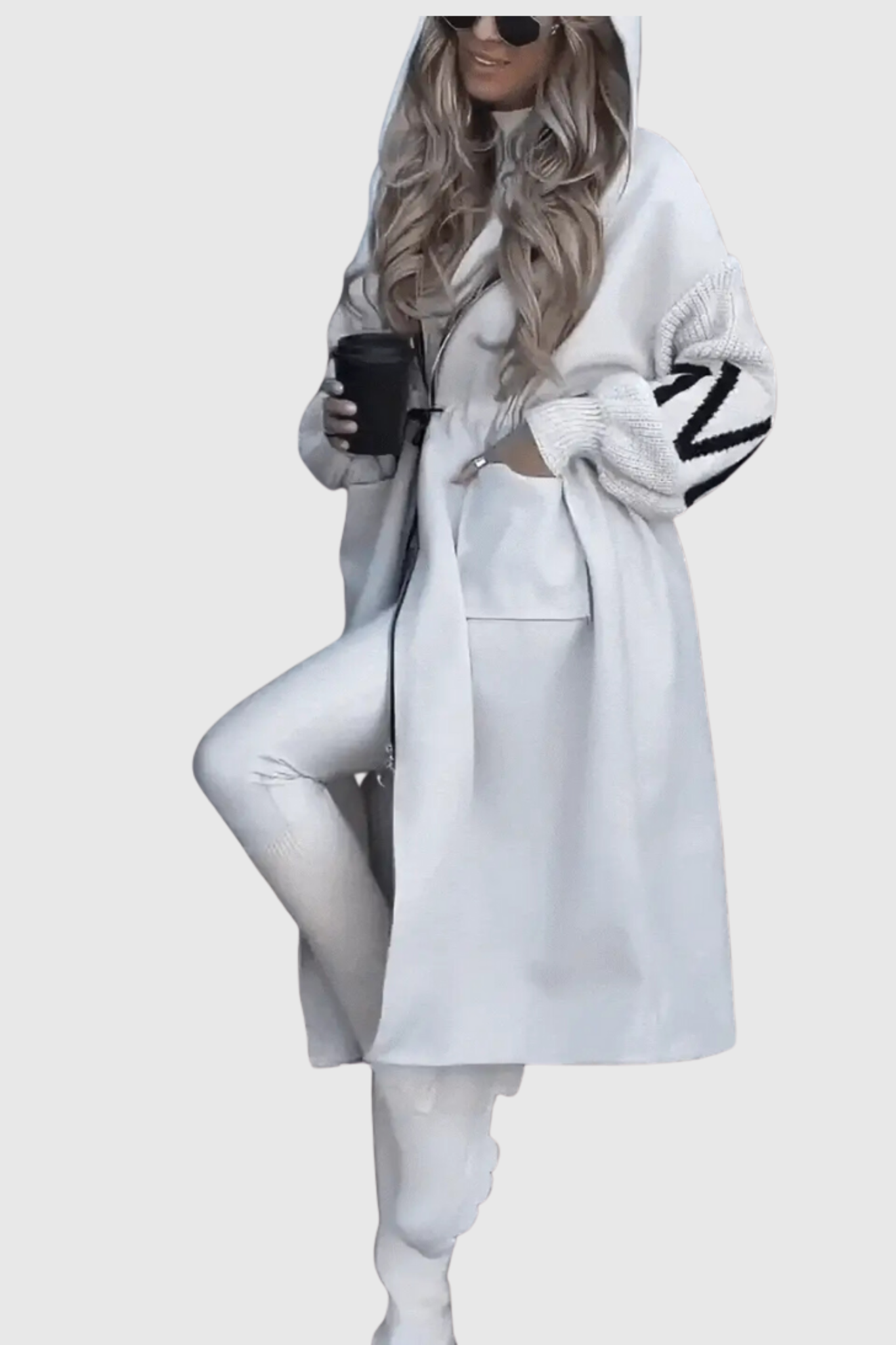 Velora | Elegant Hooded Coat