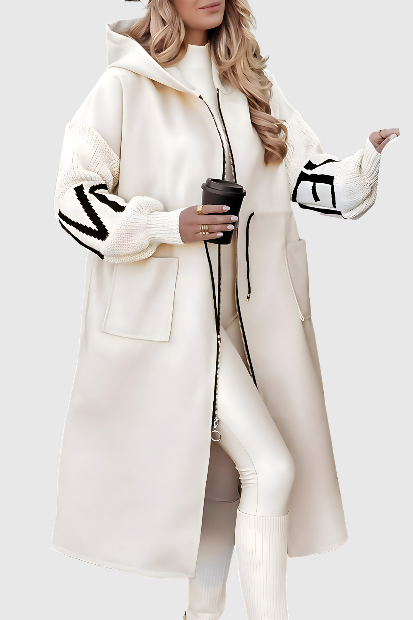 Velora | Elegant Hooded Coat