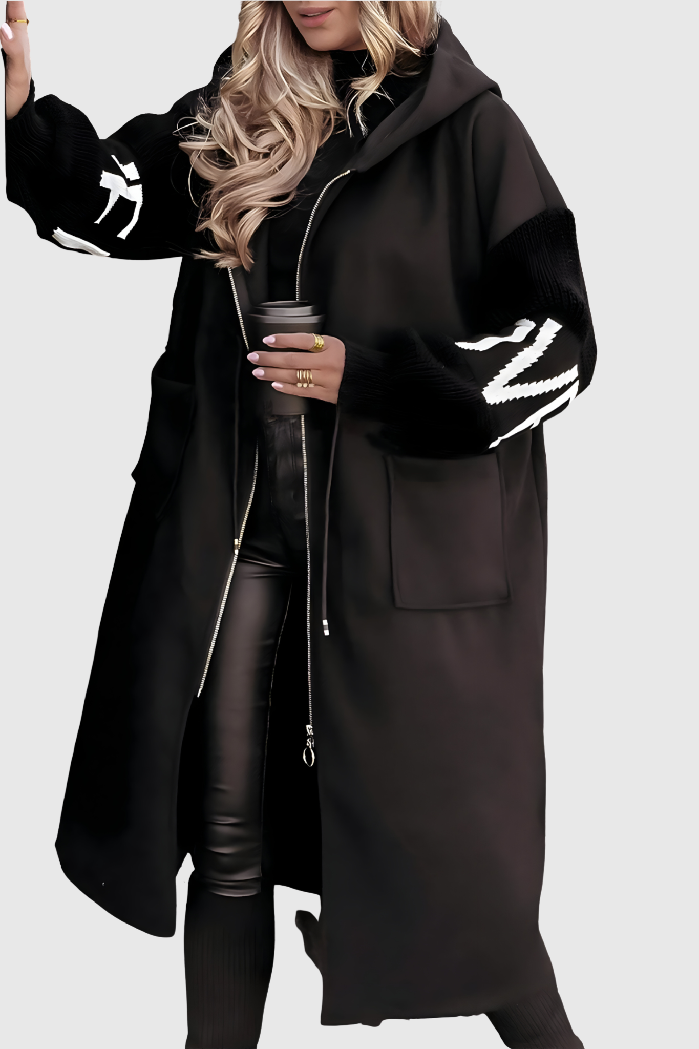Velora | Elegant Hooded Coat