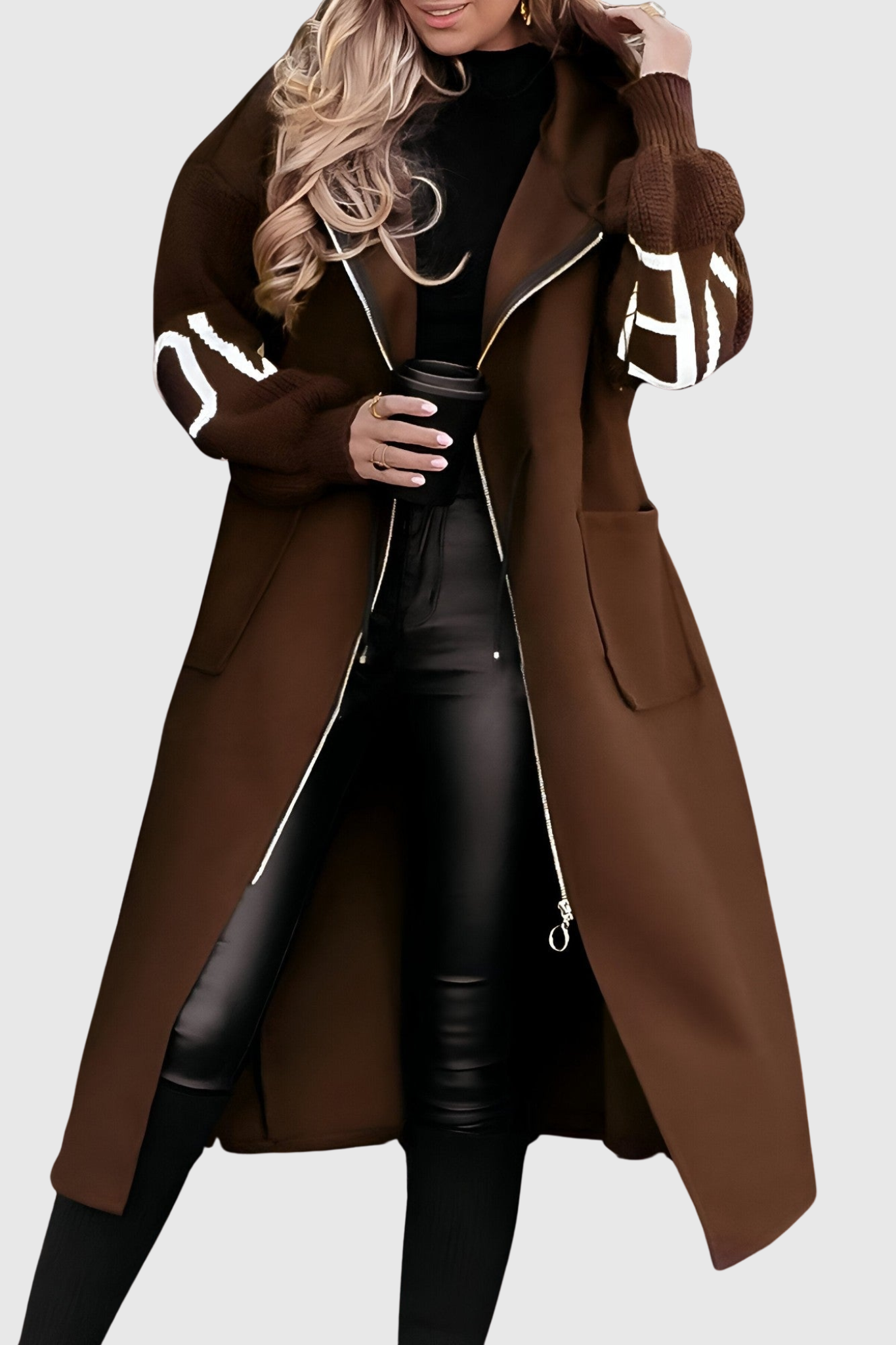 Velora | Elegant Hooded Coat