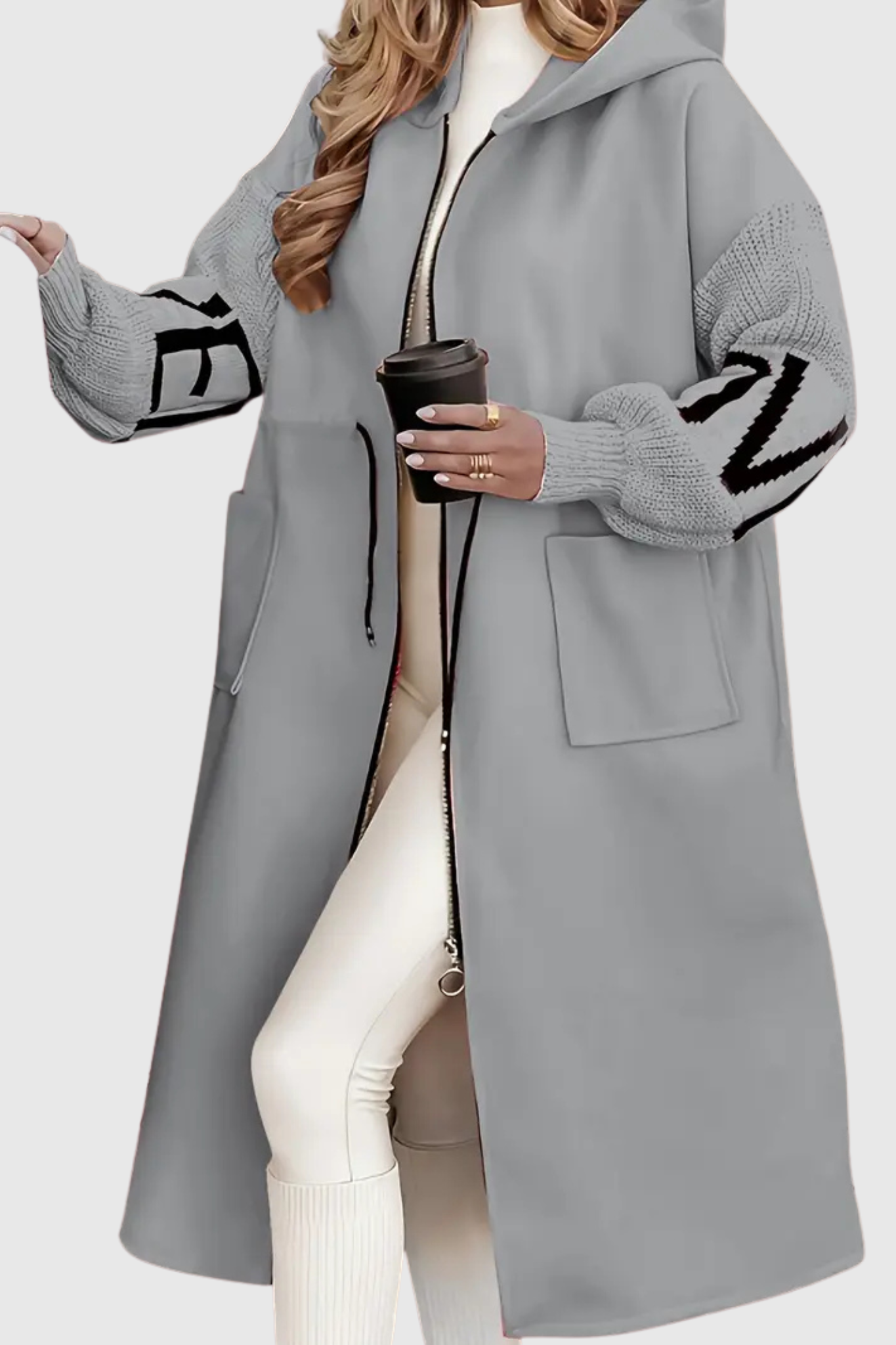 Velora | Elegant Hooded Coat