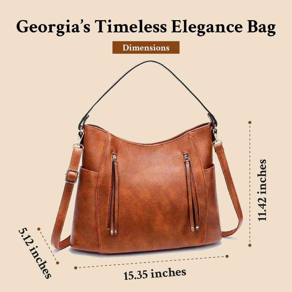 Georgia's Timeless Elegance | Vintage Shoulder Bag (Buy 1 Get 1 Free)