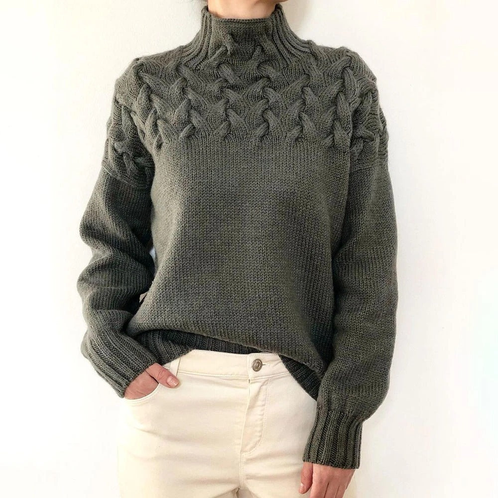 Loretta | Soft and Embracing High Neck Sweater