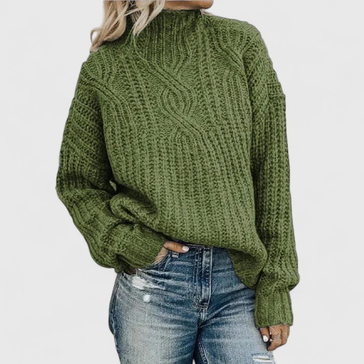 Elisabetta | High Neck Warm Sweater