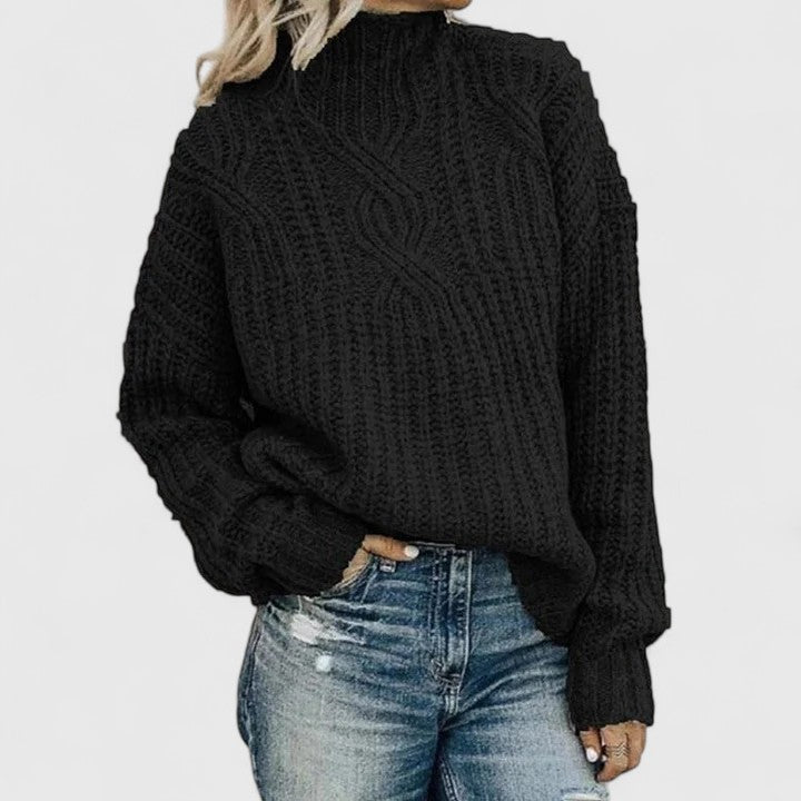 Elisabetta | High Neck Warm Sweater