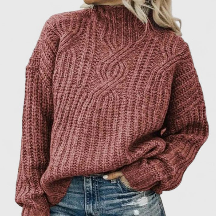 Elisabetta | High Neck Warm Sweater