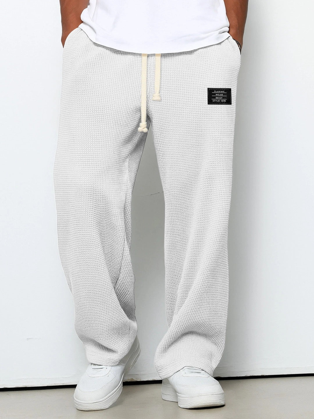 Gerald | Adjustable Waist Wide Pants