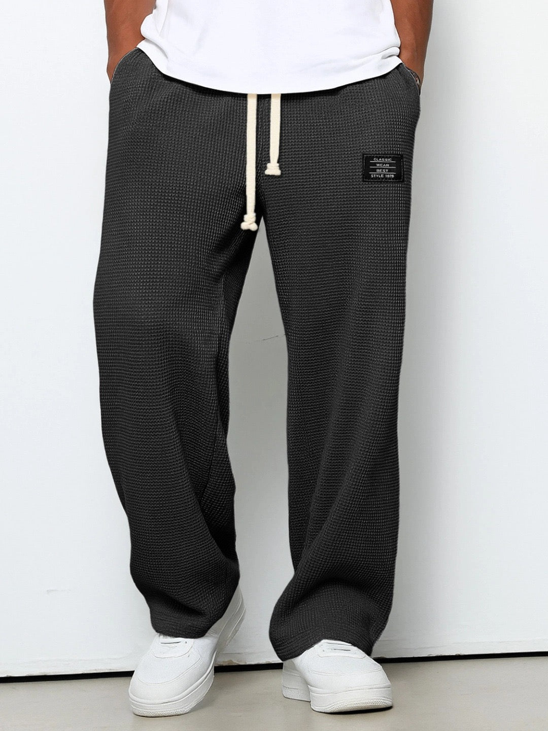 Gerald | Adjustable Waist Wide Pants