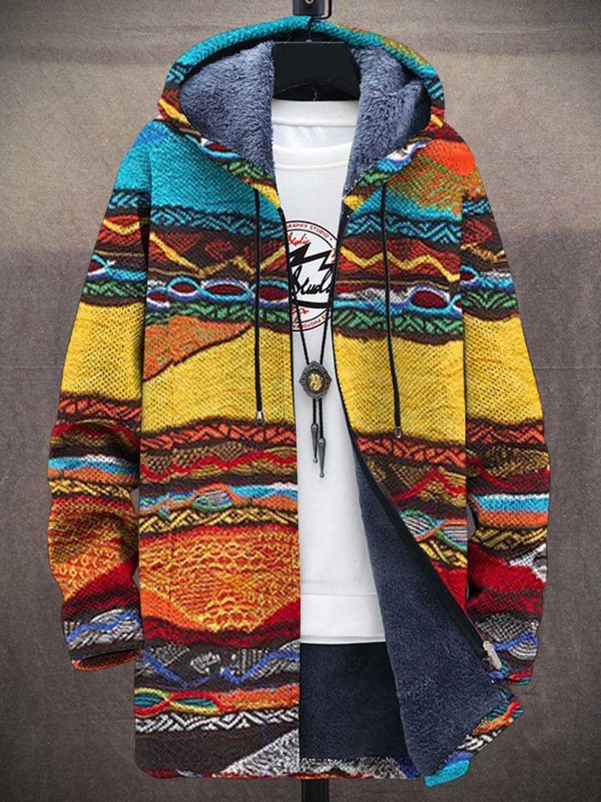 Jindalee™ | Luxury Art-Inspired Hooded Jacket