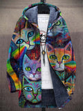 Kalanos™ | Luxury Art-Inspired Hooded Jacket