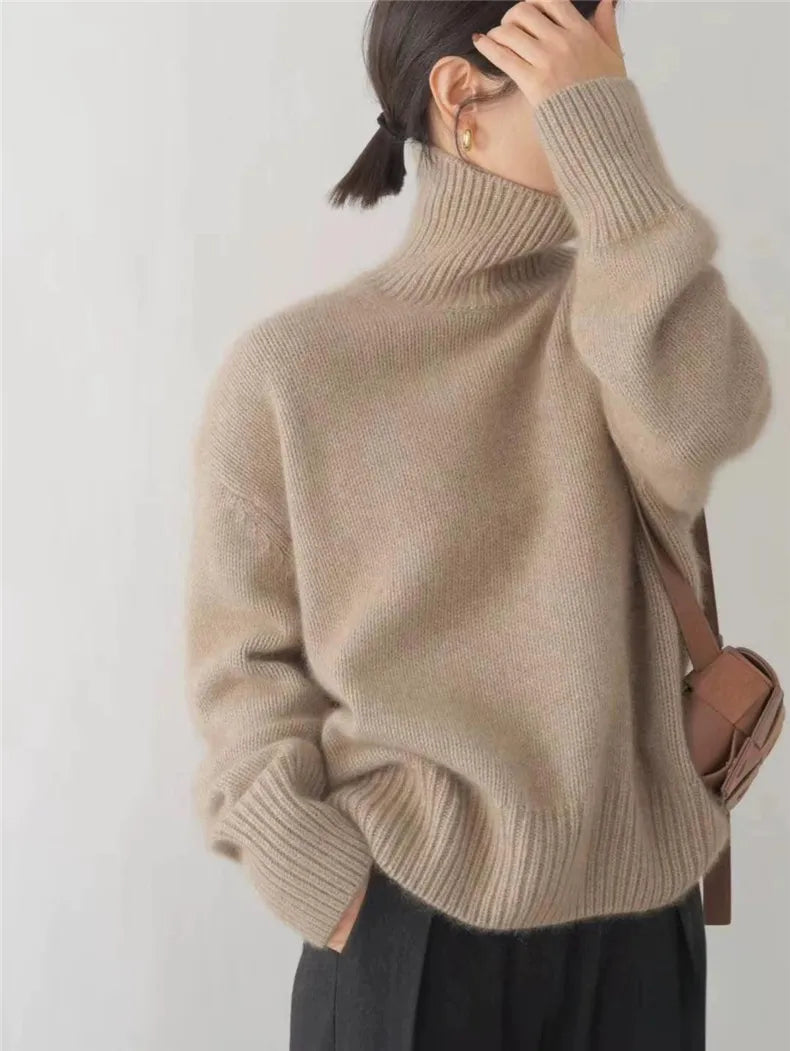 Linea Cashmere - Turtleneck Sweater