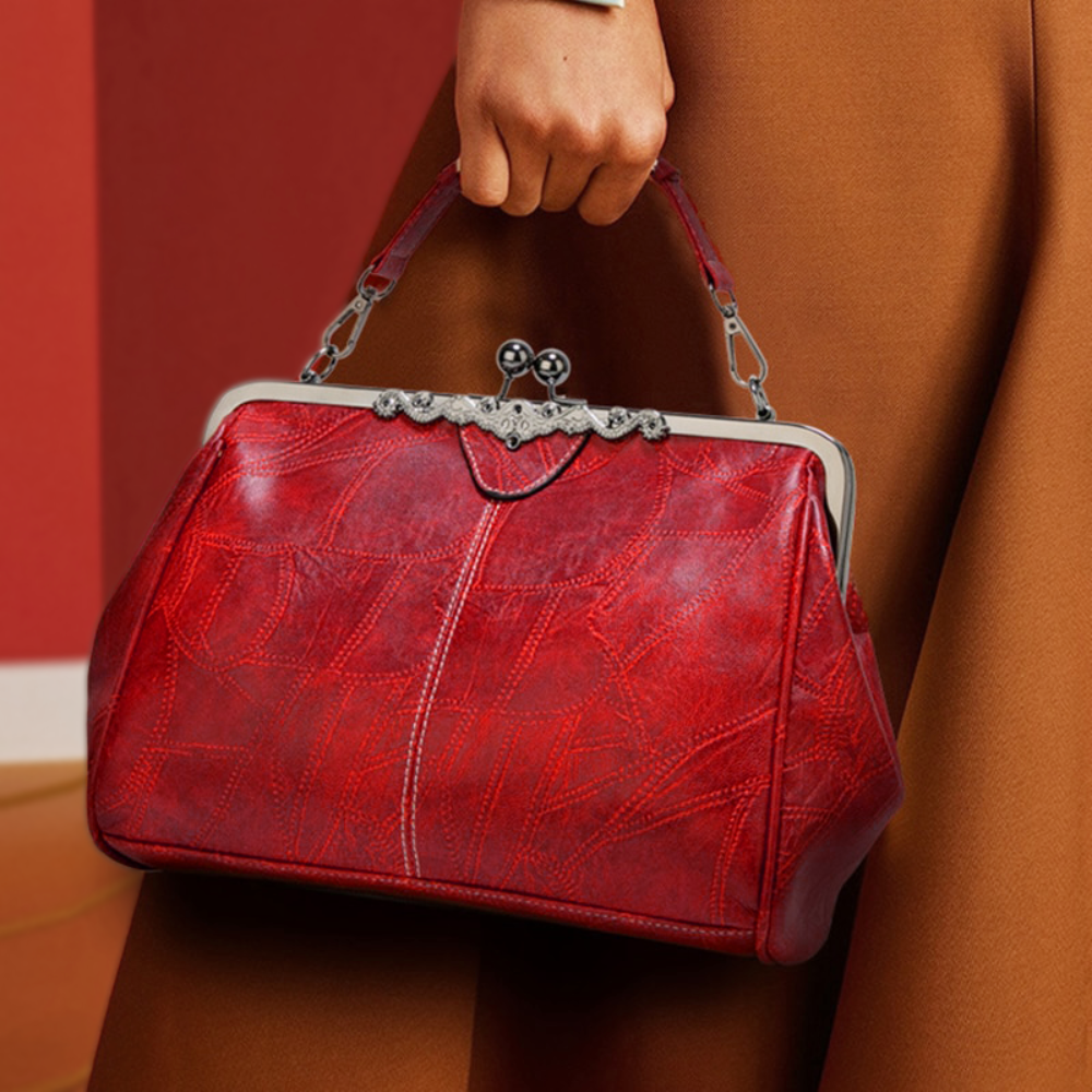 Vintage Clip Handle Bag