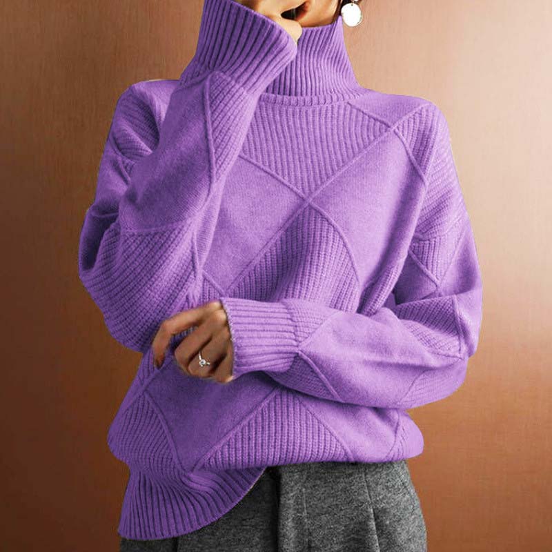 Viola | High Neck Knitted Jumper